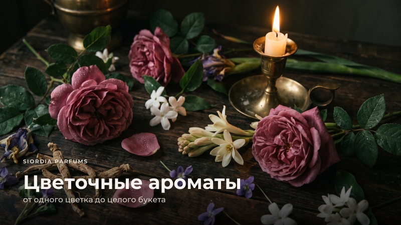 Цветочные ароматы: от одного цветка до целого букета