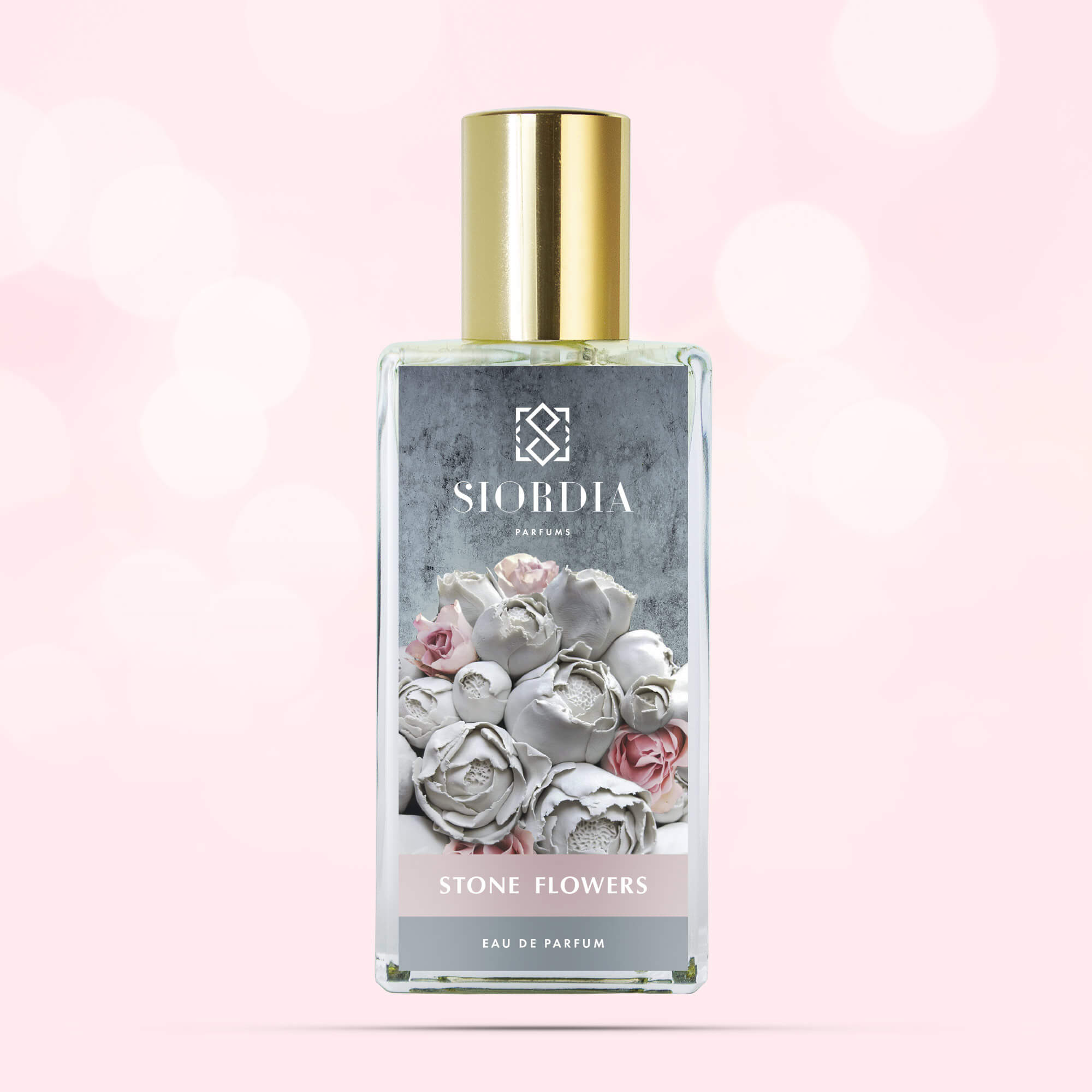 Флакон парфюма Каменные цветы от Siordia Parfums, аромат с ирисом, дёгтем и берёзовой корой