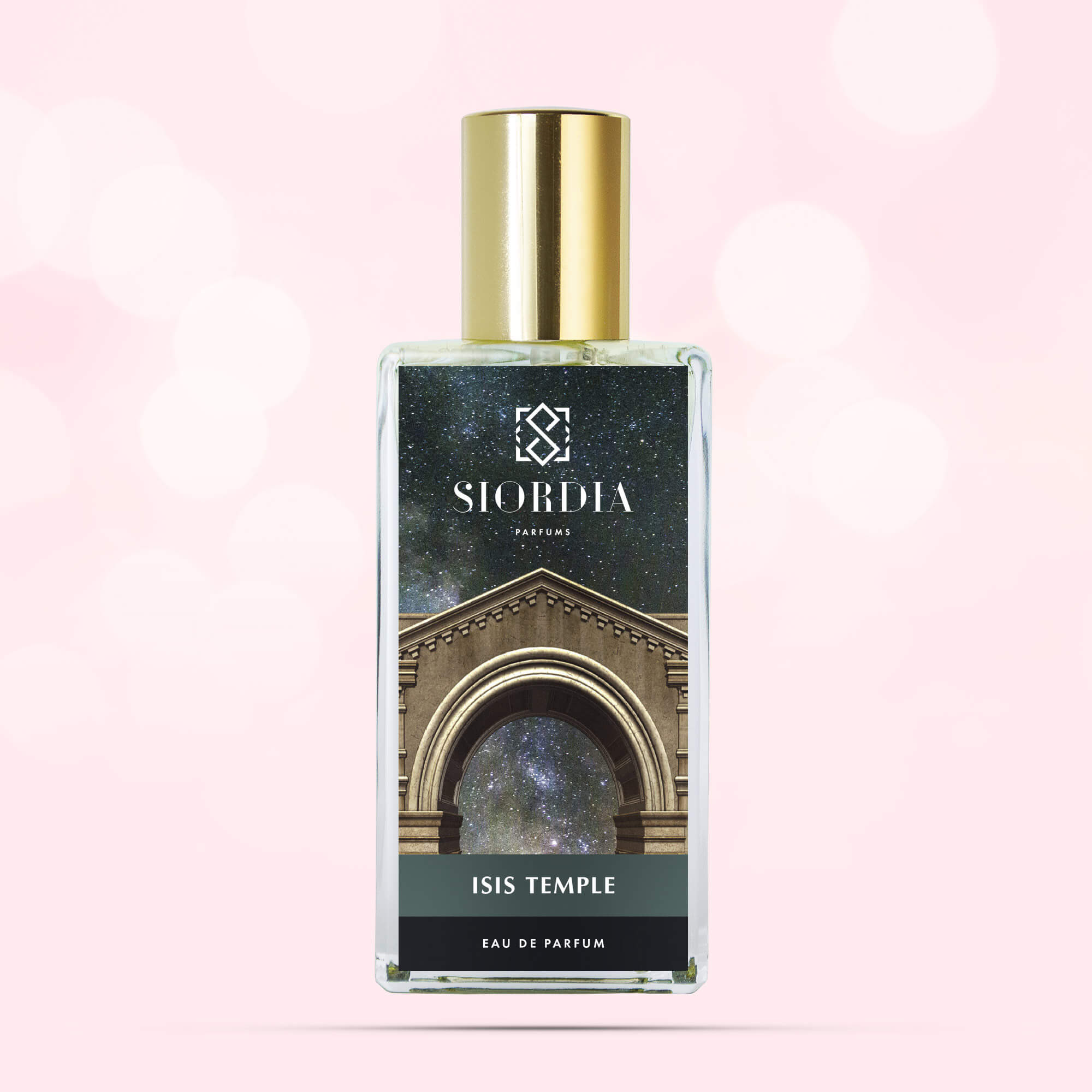Флакон парфюма Храм Изиды от Siordia Parfums, пряный храмовый аромат с ладаном, дымом и ритуальными смолами