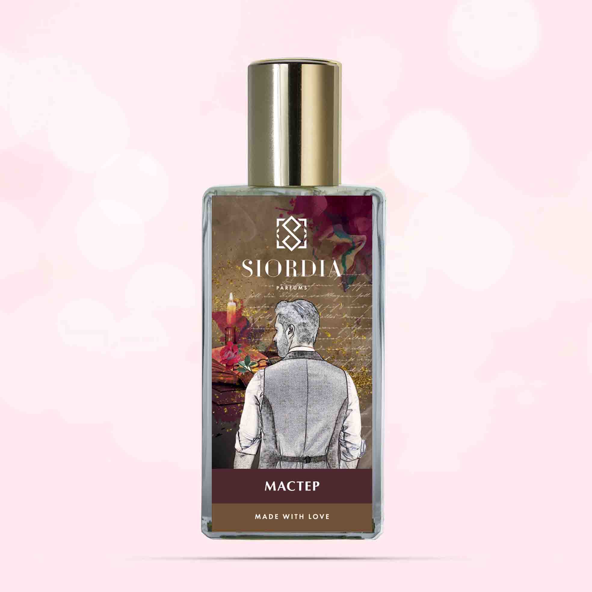 Флакон парфюма Мастер от Siordia Parfums, аромат с иерусалимским ладаном, нотами старинной бумаги и кипарисами