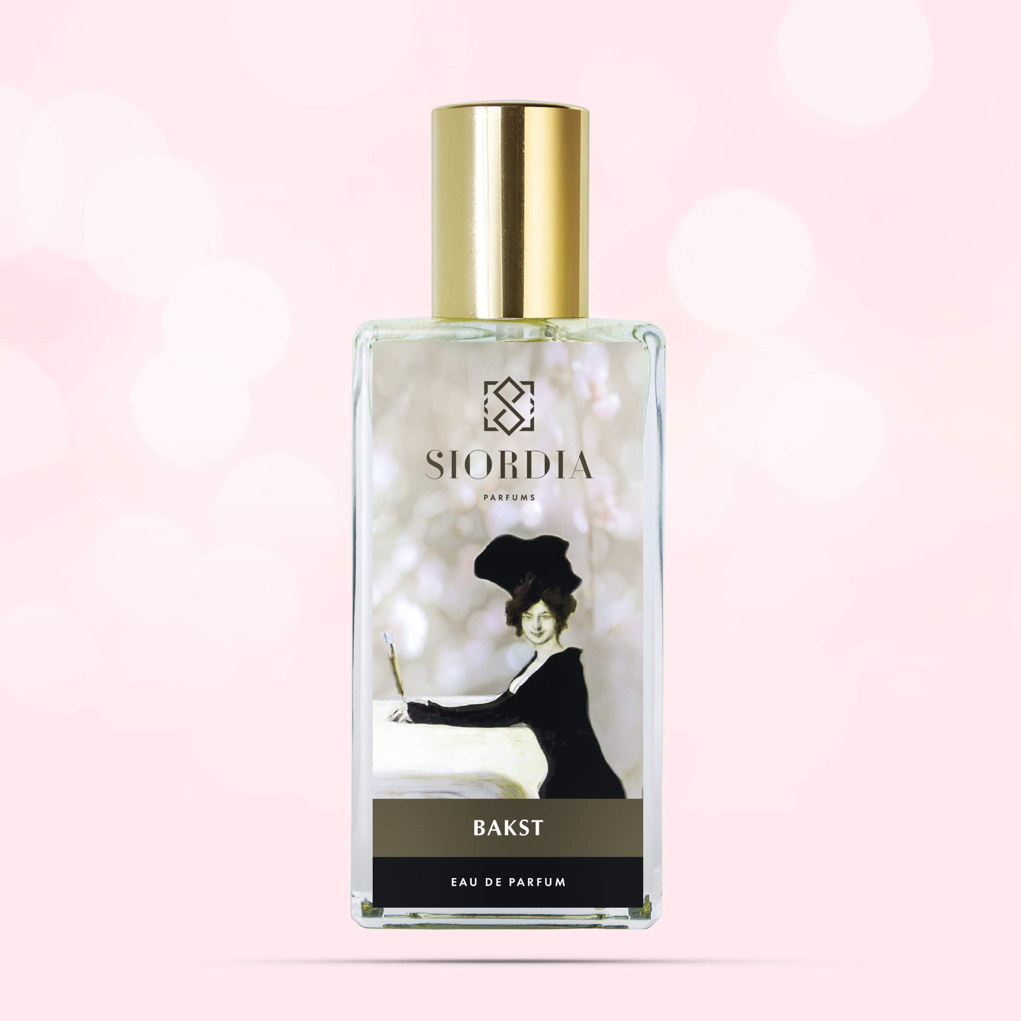 Флакон парфюма Бакст от Siordia Parfums, пудровый аромат с дубовым мхом, туберозой и гелиотропом