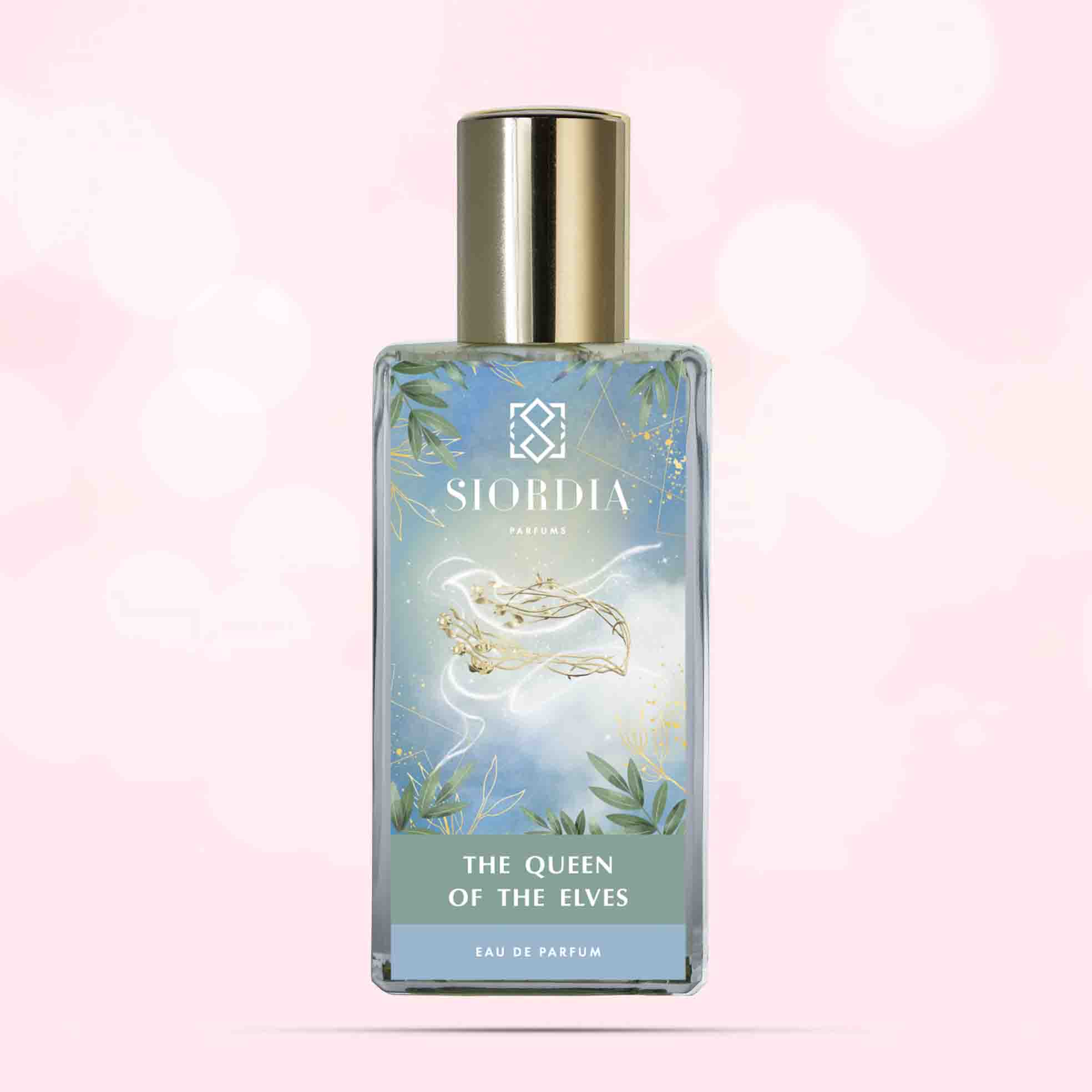 Флакон парфюма Королева эльфов от Siordia Parfums, альдегидный аромат с зелёным чаем, туберозой и белым мускусом