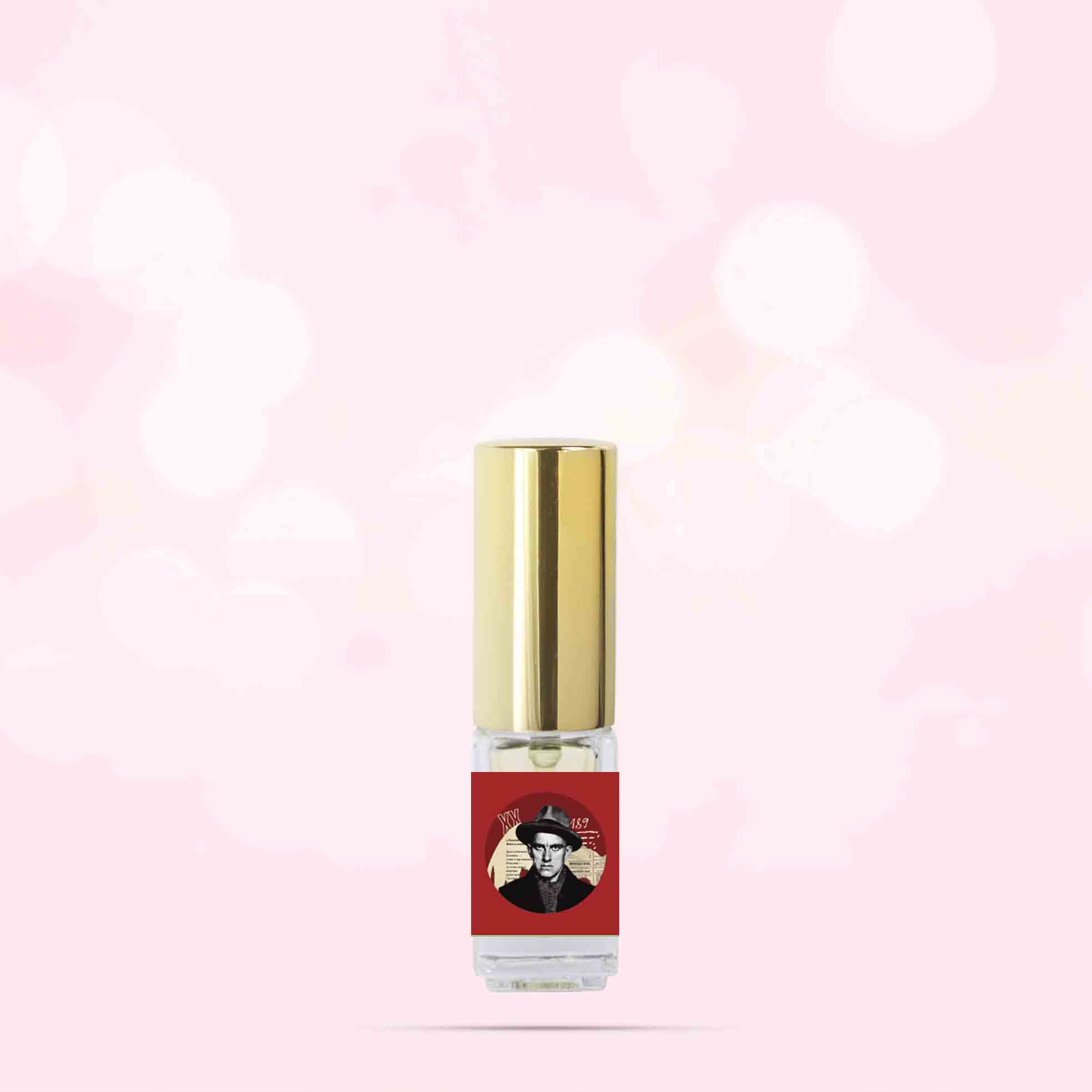 Пробник парфюма Маяковский от Siordia Parfums, кожаный аромат с русской кожей и дубовым мхом
