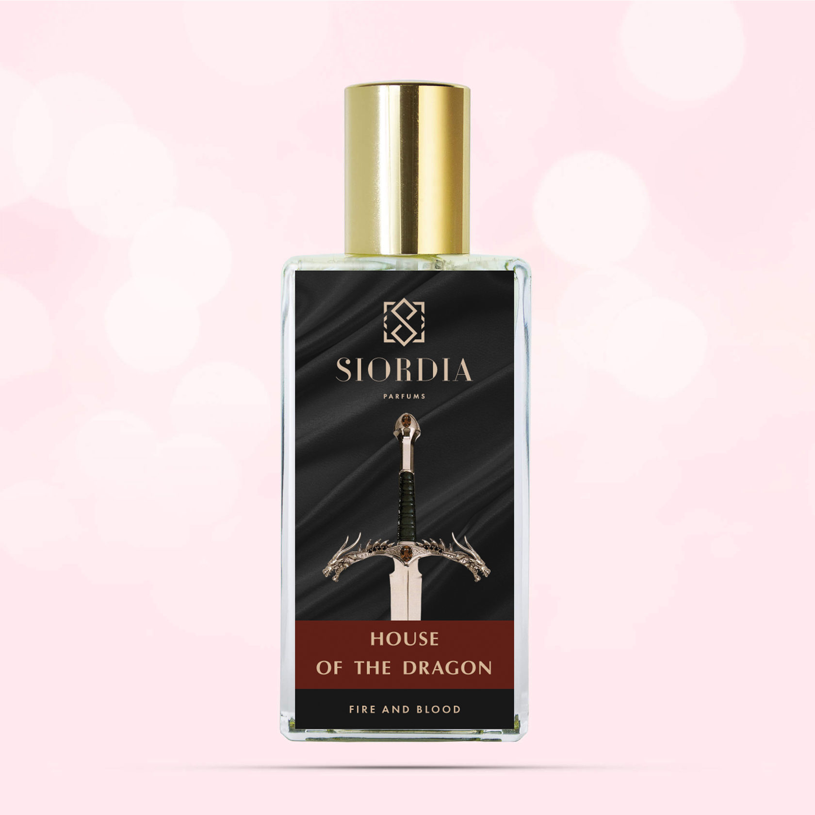 Флакон парфюма Дом Дракона от Siordia Parfums, удовый восточный аромат с дымом и иланг-илангом
