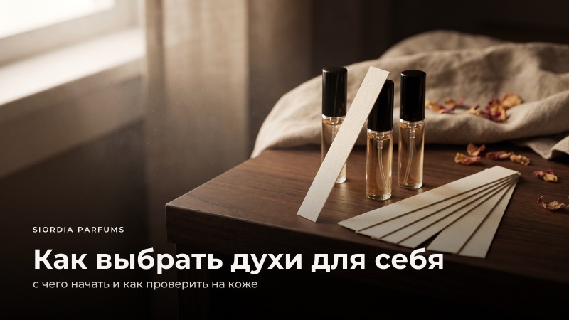 Как выбрать духи для себя: пошаговый разбор