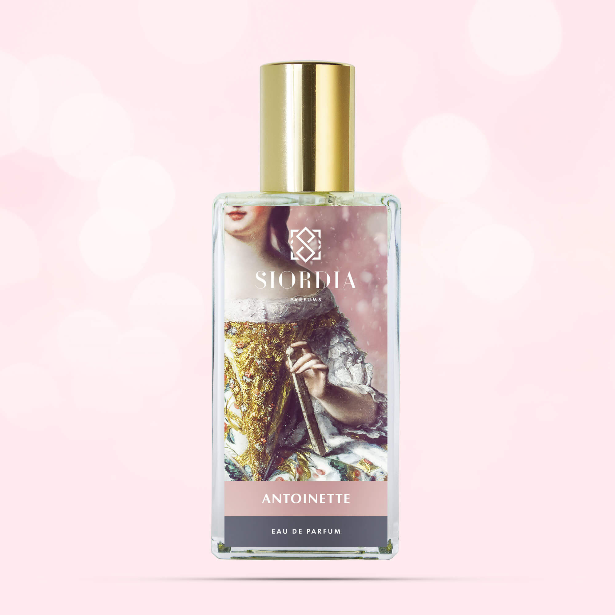 Флакон парфюма Антуанетта от Siordia Parfums, пудровый аромат с ирисом, туберозой и замшей